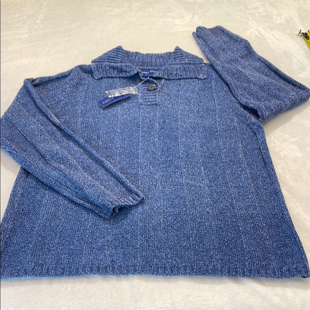 KAREN SCOTT SIZE M Blue Sweater for Women